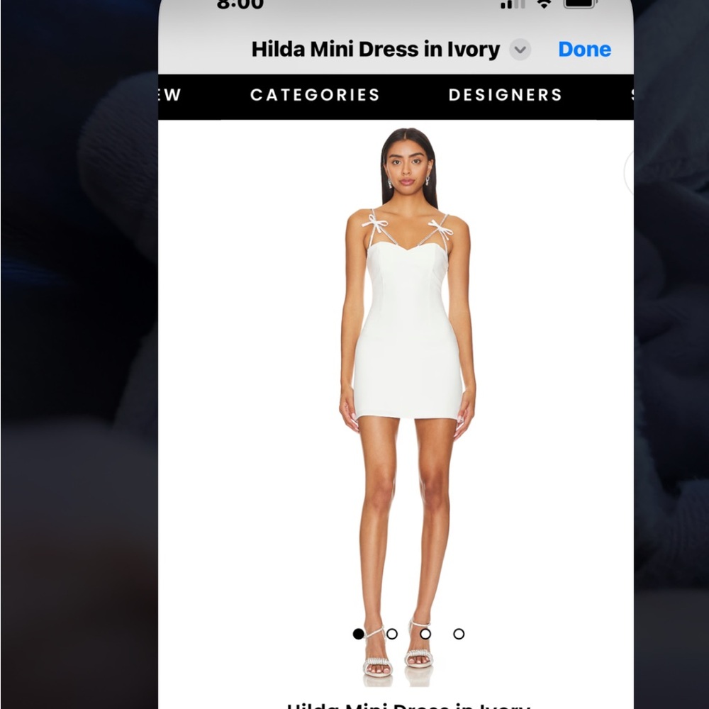 Ivory Mini Dress